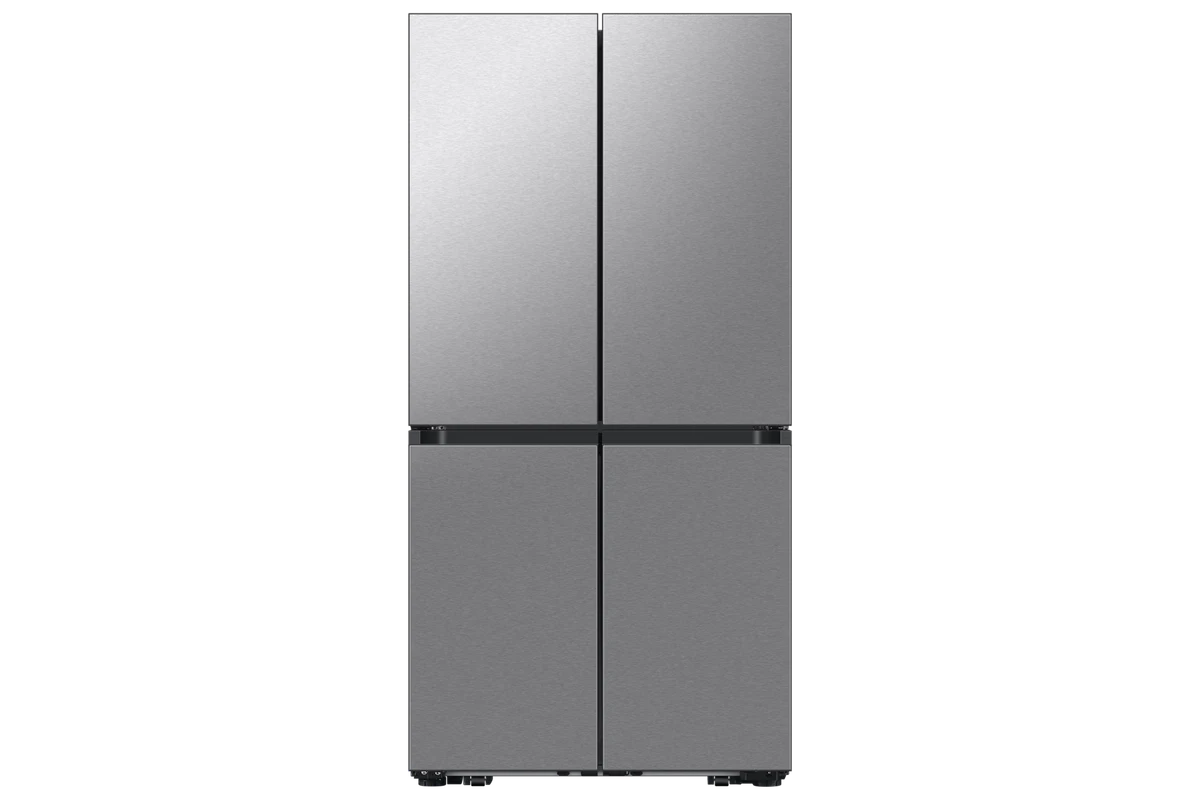 Samsung Bespoke 23 cu. ft. counter-depth 4-Door Flex refrigerator — stainless steel