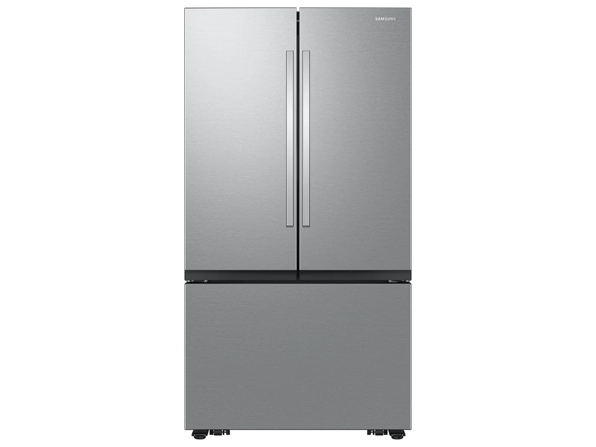 Samsung Bespoke 32 cu. ft. French-door refrigerator with automatic ice maker — stainless steel