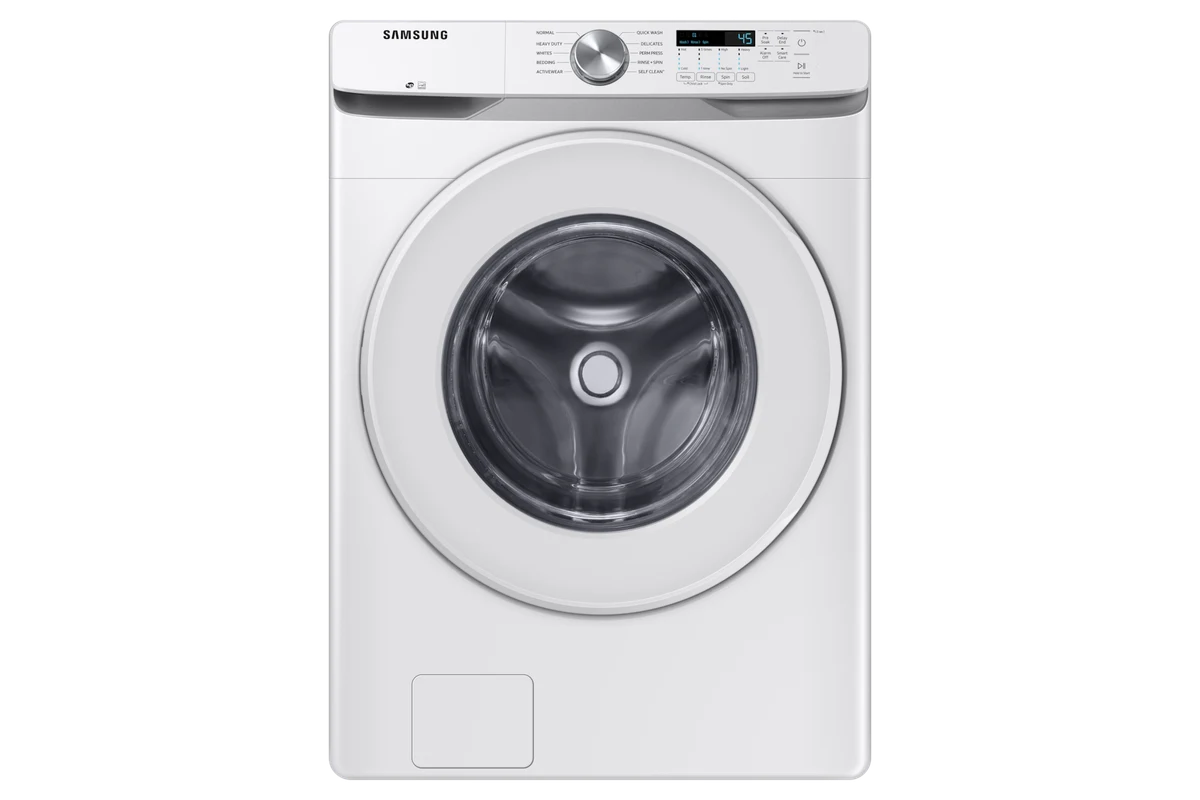 Lavadora Samsung de carga frontal y 4.5 pies cúbicos — blanca