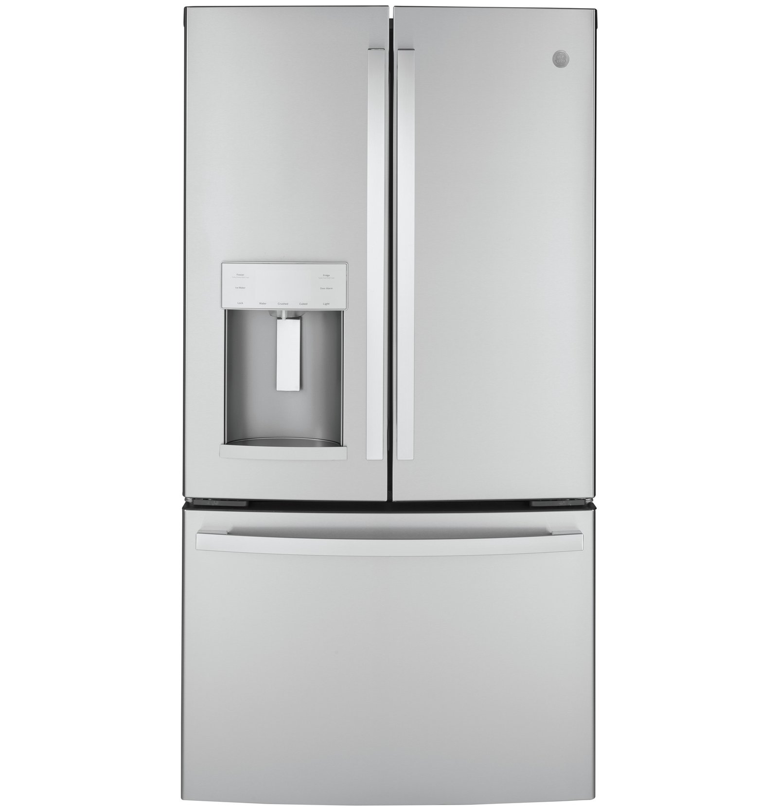 GE 22.1 cu. ft. Counter-Depth French-Door Refrigerator — Stainless Steel