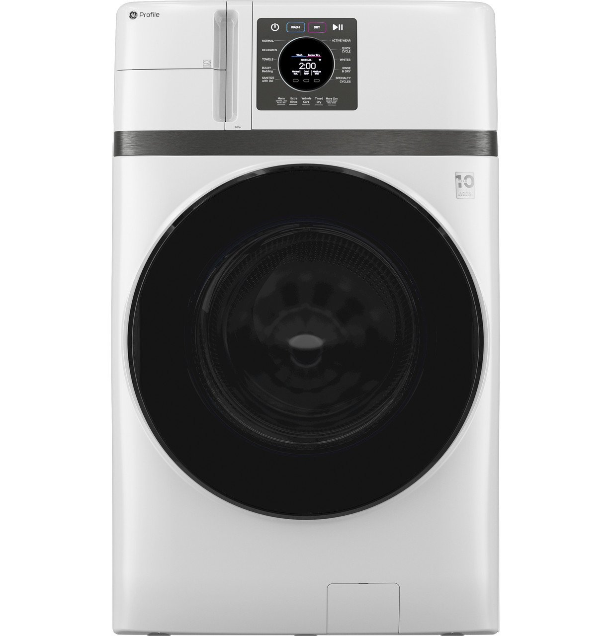 GE Profile 4.6 cu. ft. UltraFast All-in-One Washer/Dryer — White