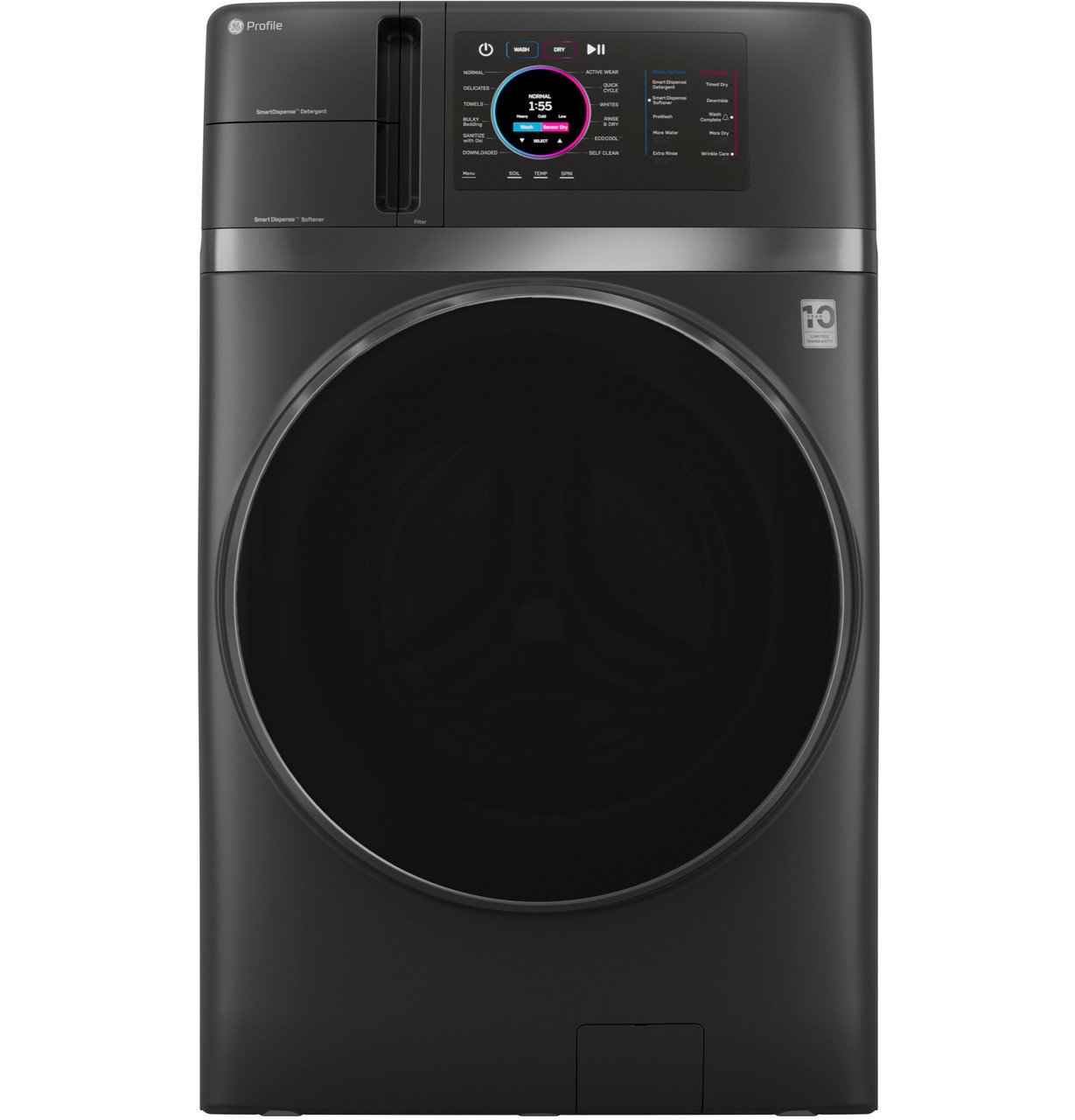 GE Profile 4.8 cu. ft. UltraFast All-in-One Washer/Dryer — Carbon Graphite