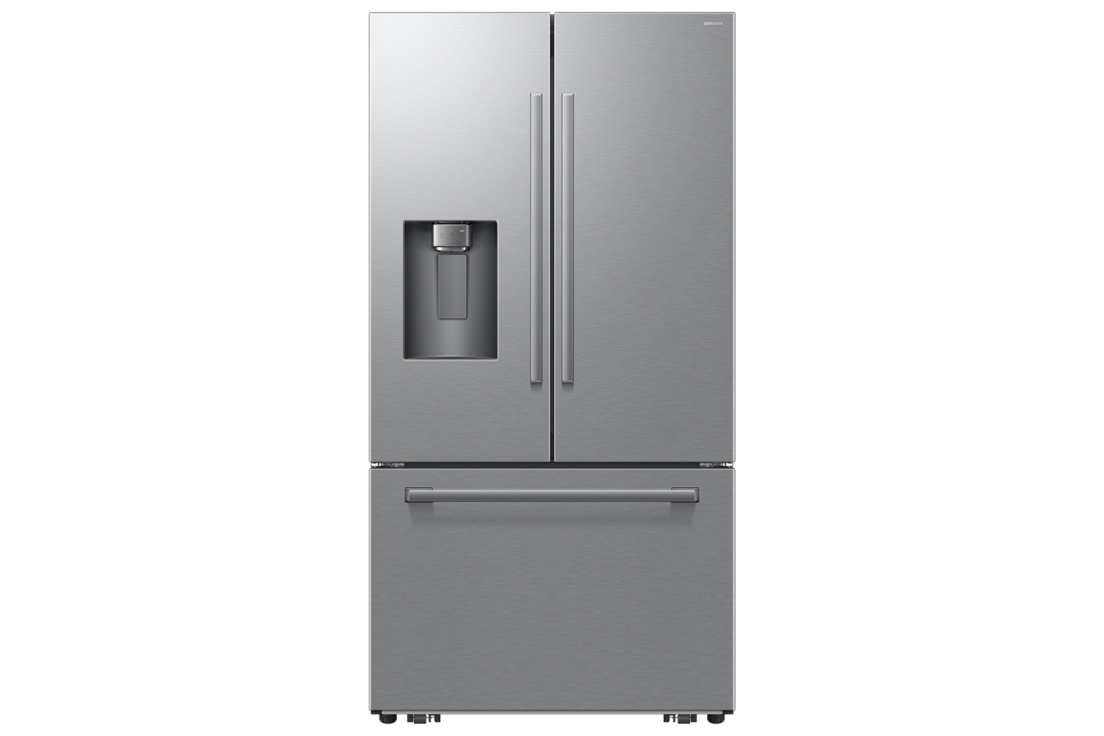 Samsung Bespoke AI 29 cu. ft. 3-door French-door refrigerator — stainless steel